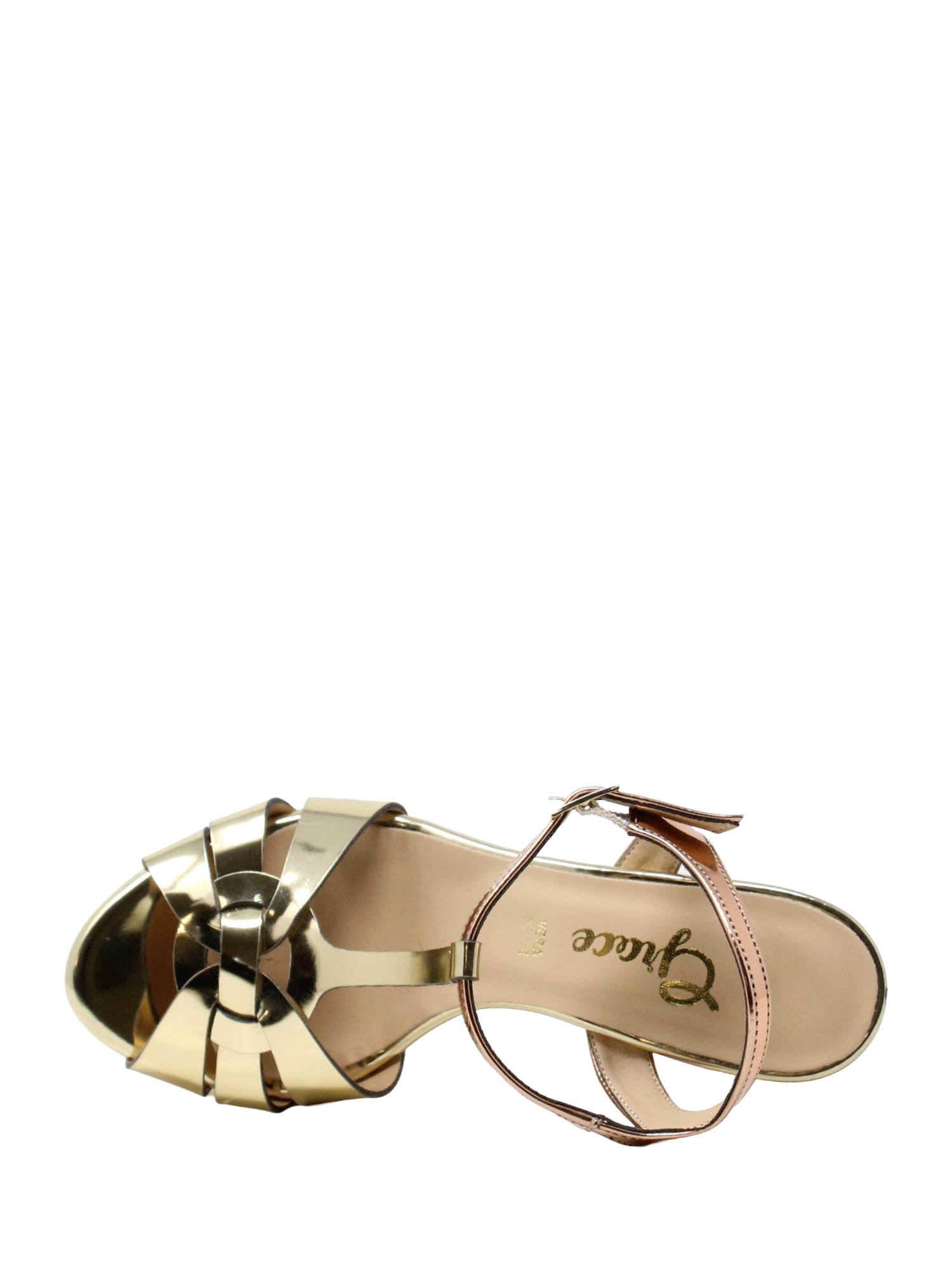 Sandali tacco Dorato Grace Shoes