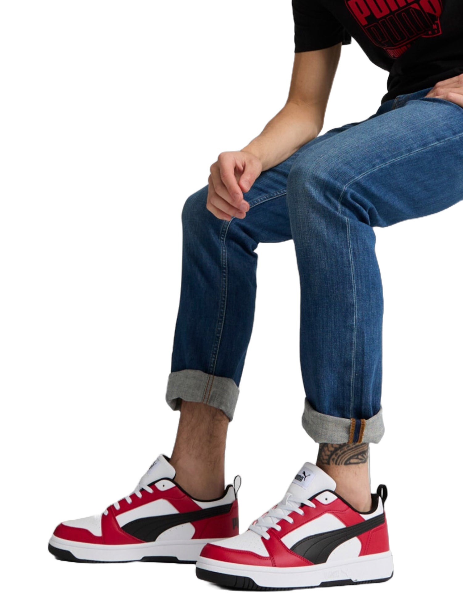 Sneakers Bianco Rosso Puma