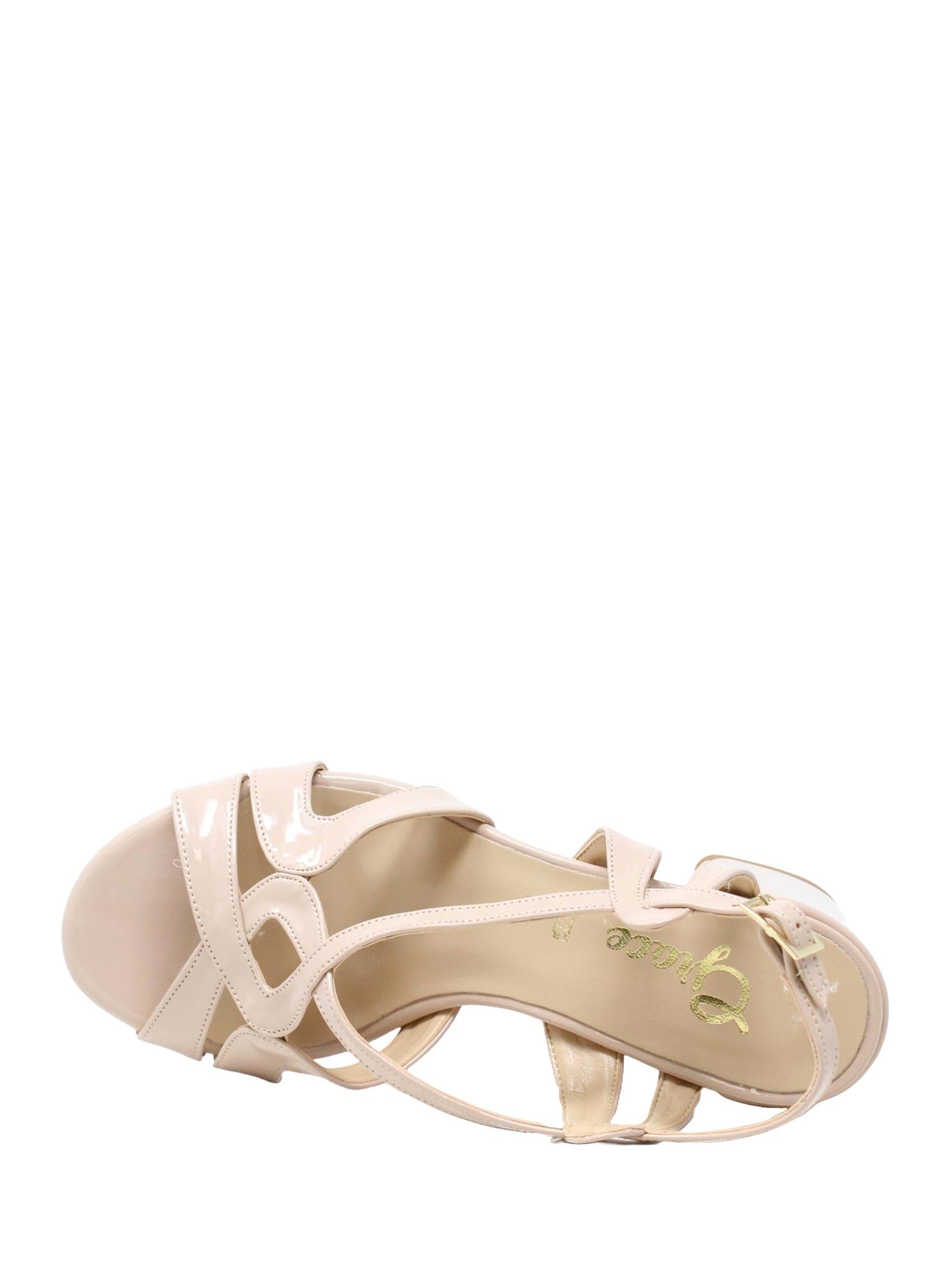 Sandali tacco Rosa Grace Shoes