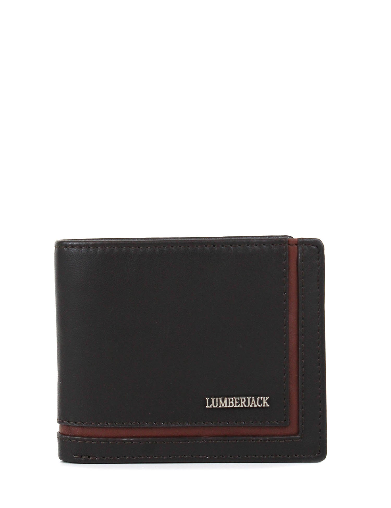 Portafogli Nero Rosso Lumberjack