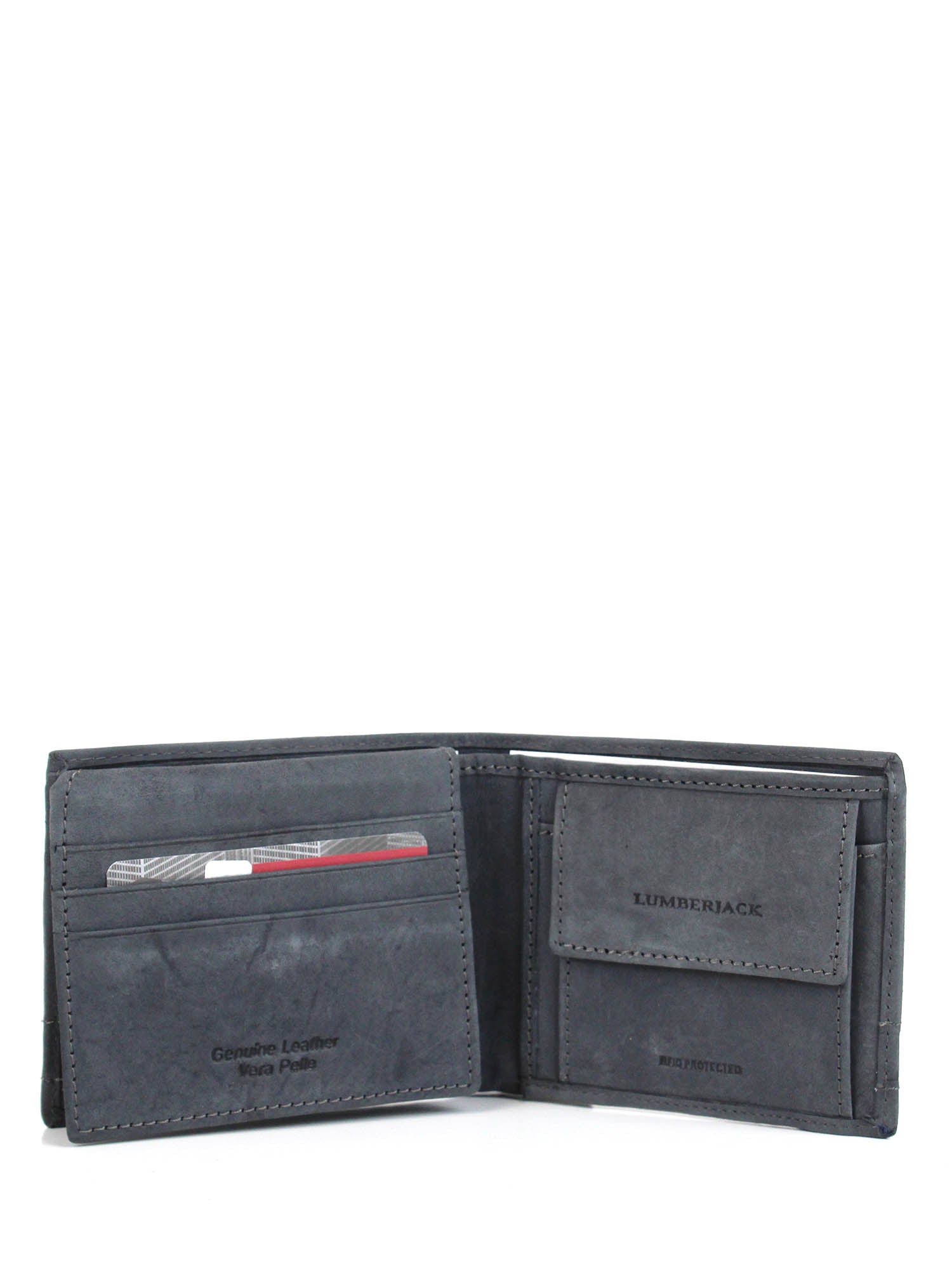 Portafogli Grigio Lumberjack