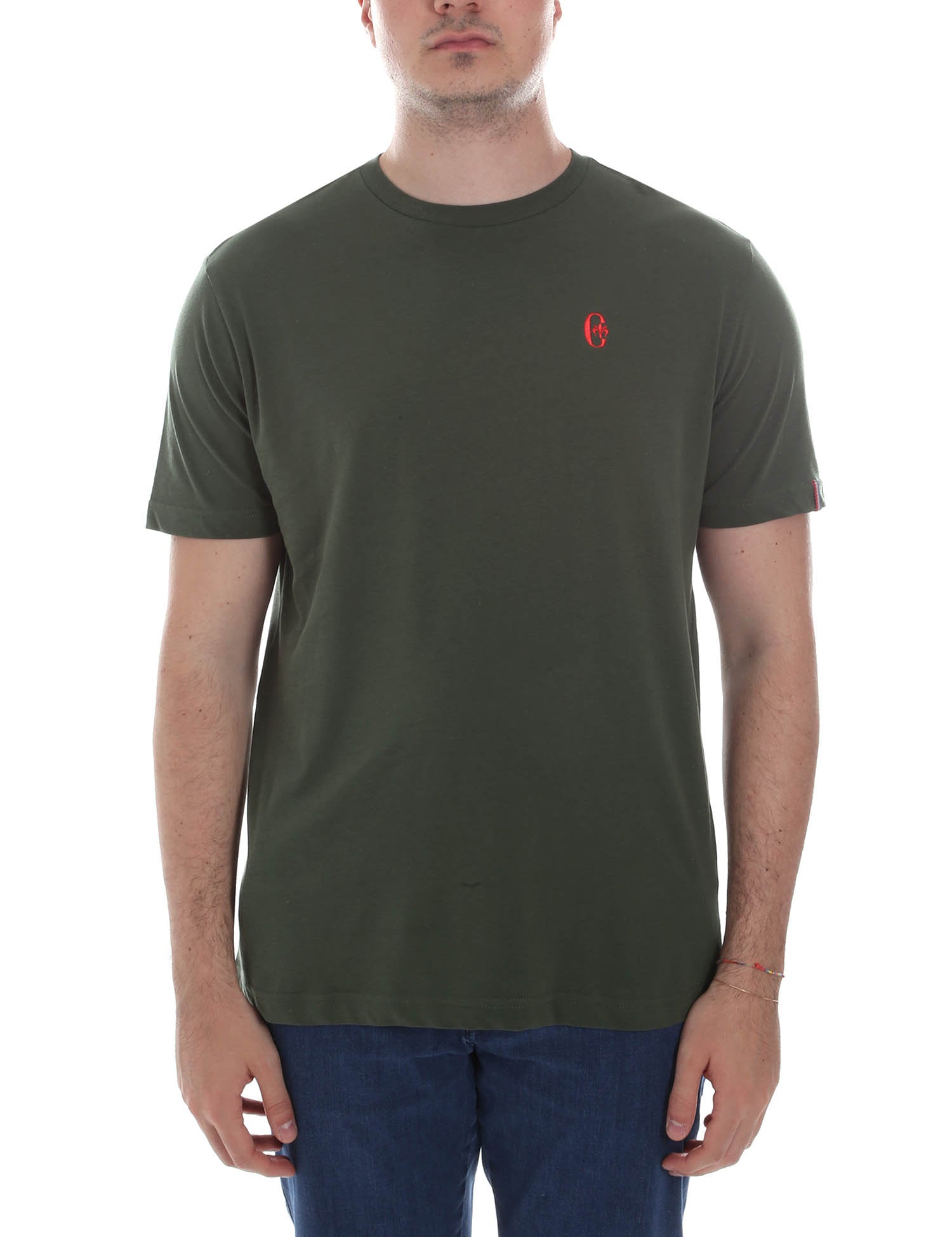 T-shirt Verde Conte Of Florence