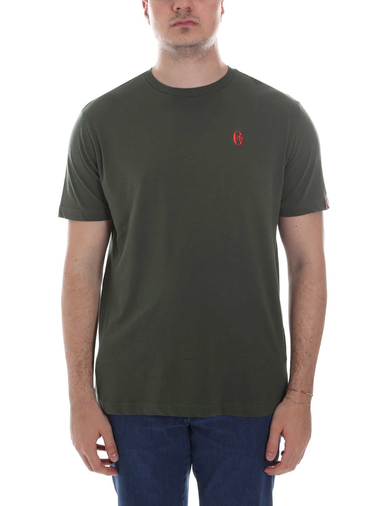 T-shirt Verde Conte Of Florence