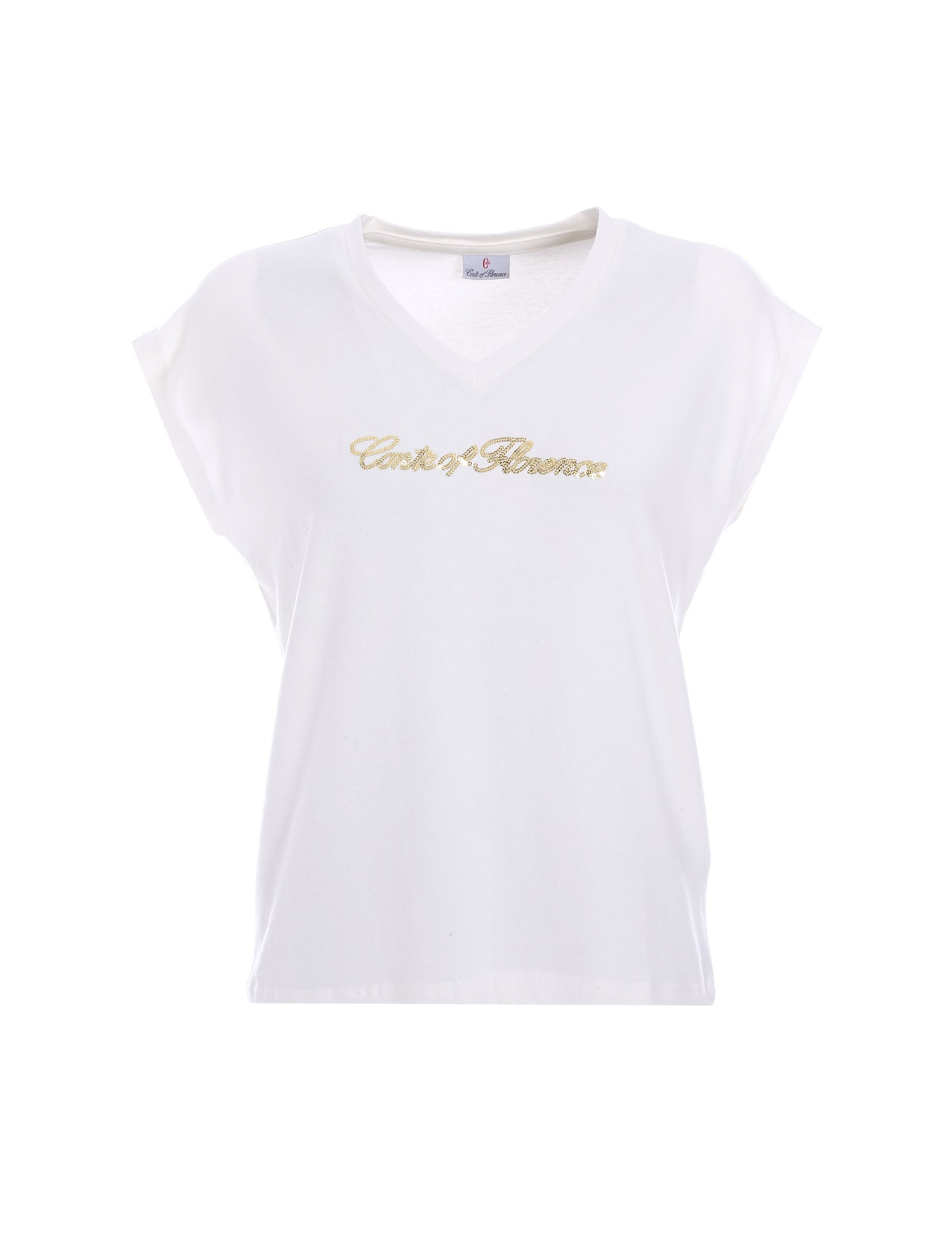 T-shirt Bianco Conte Of Florence