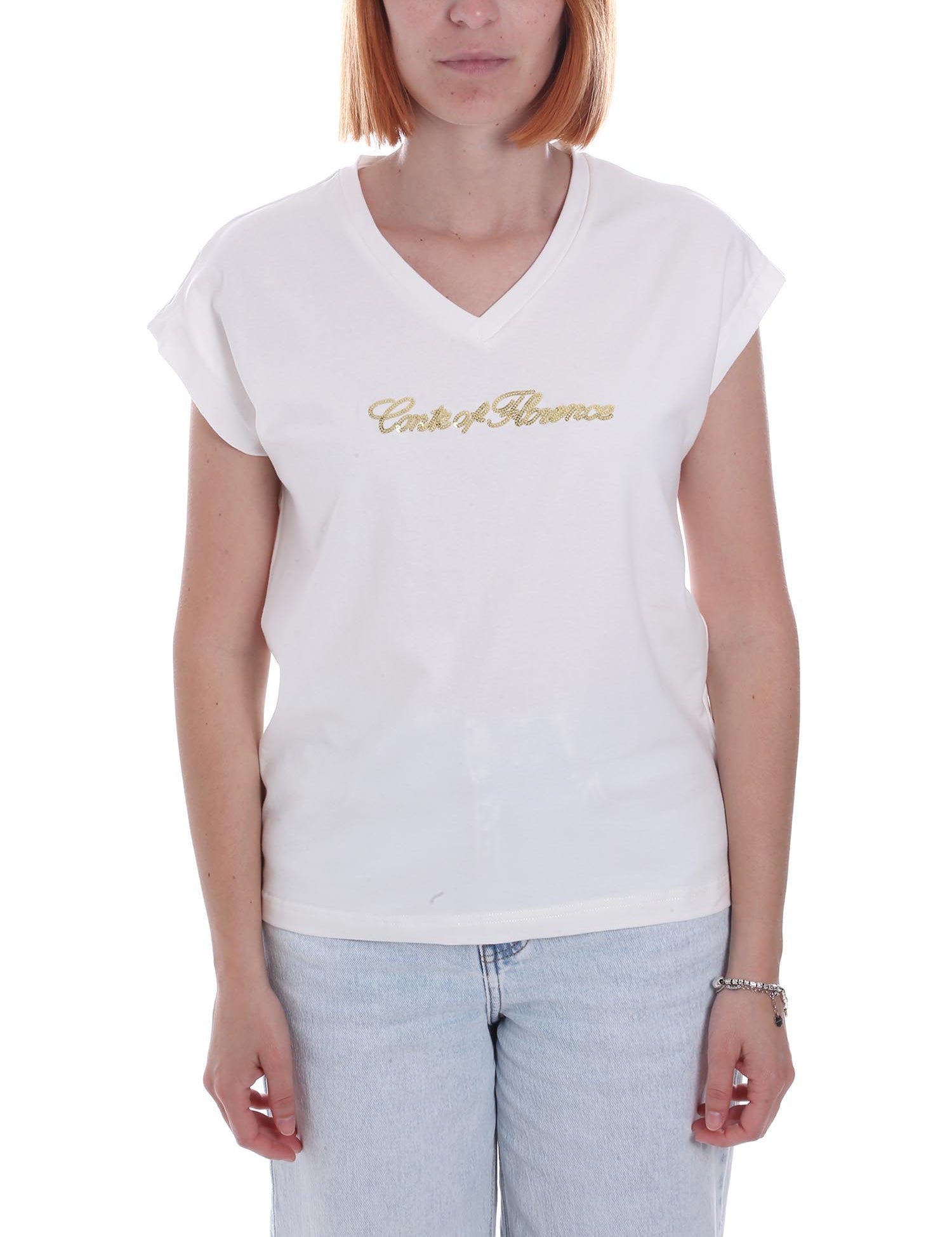 T-shirt Bianco Conte Of Florence