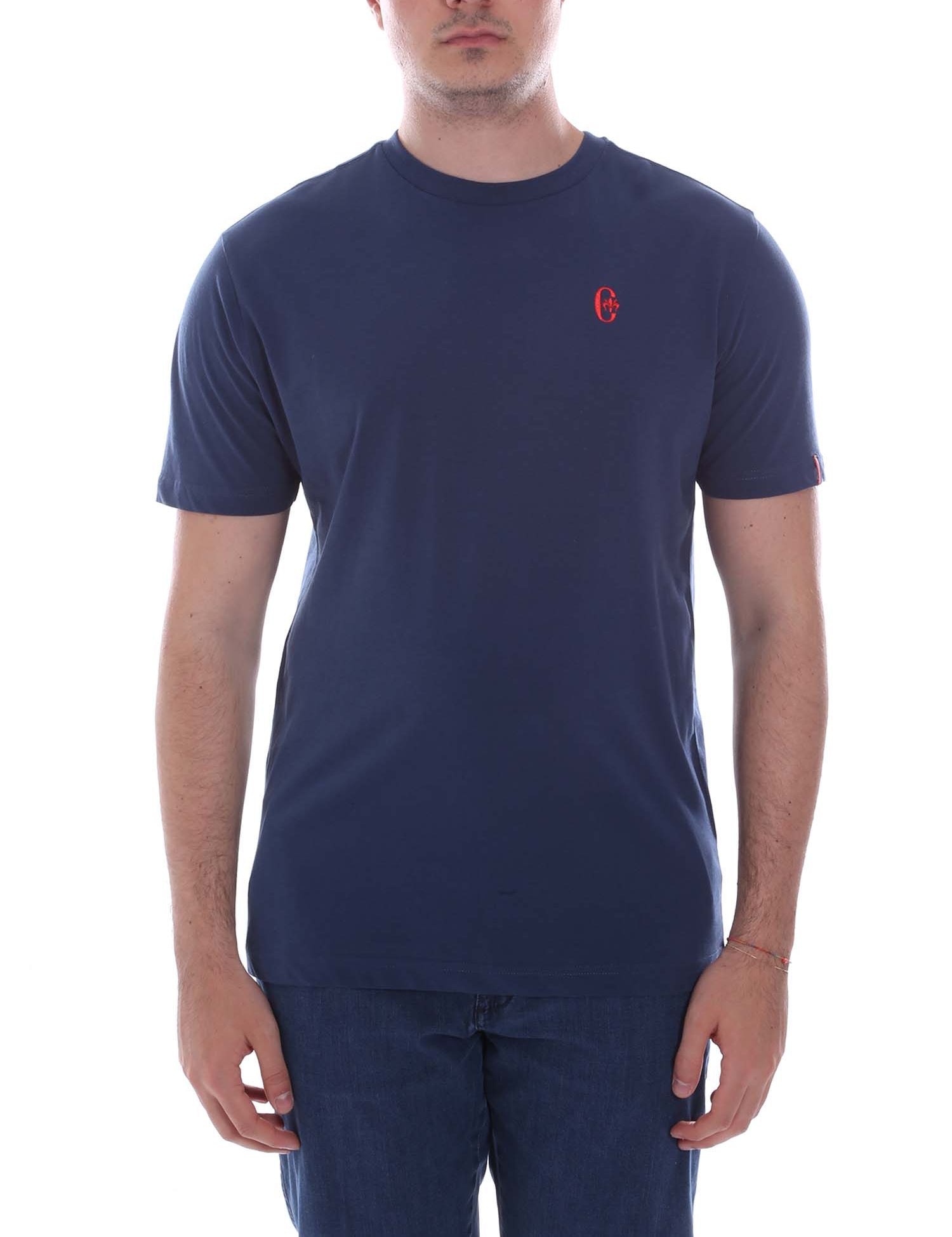 T-shirt Blu Chiaro Conte Of Florence