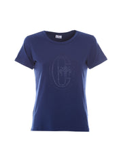 T-shirt Blu Conte Of Florence