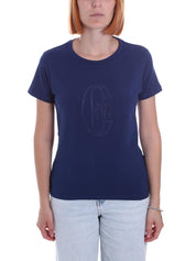 T-shirt Blu Conte Of Florence