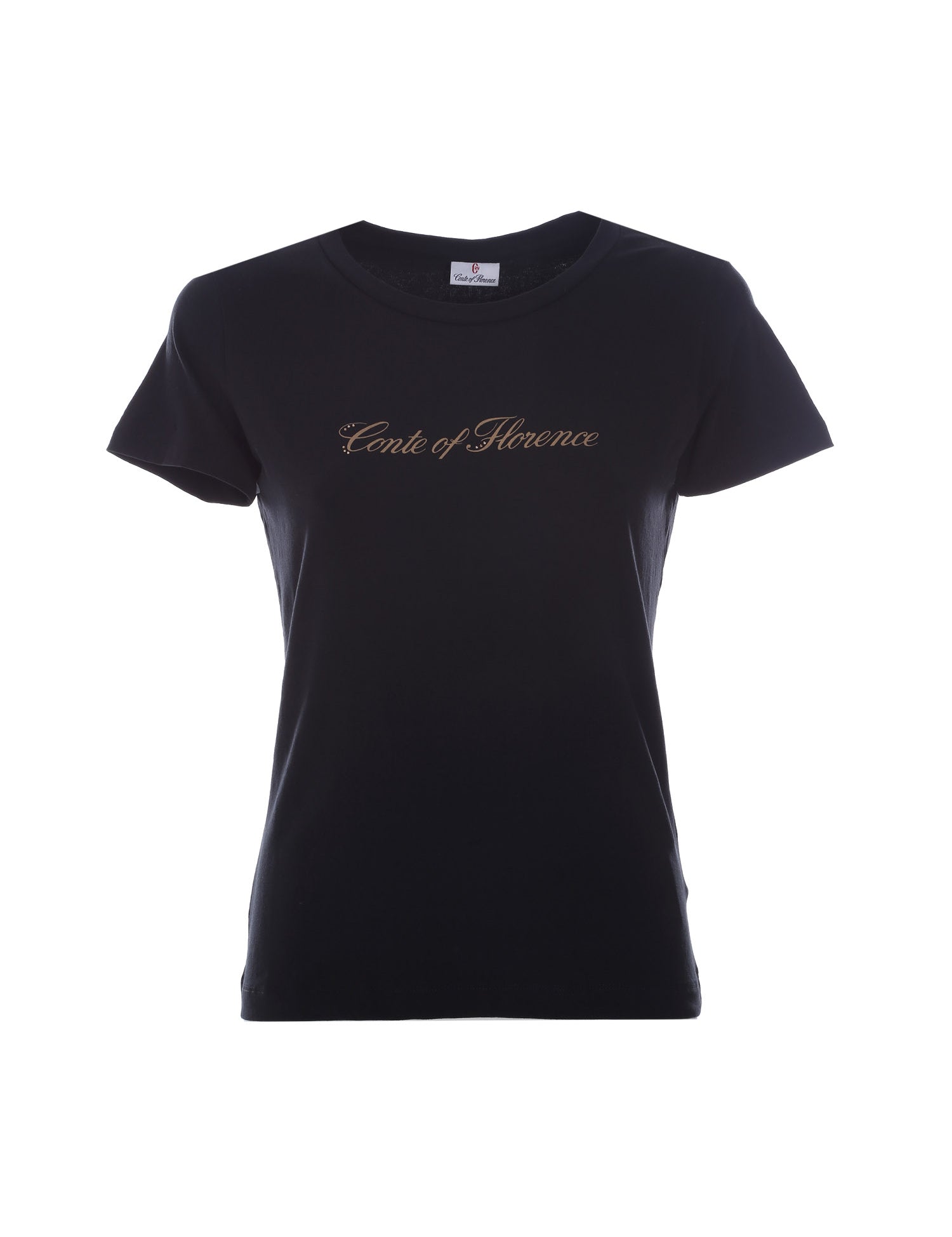 T-shirt Nero Conte Of Florence