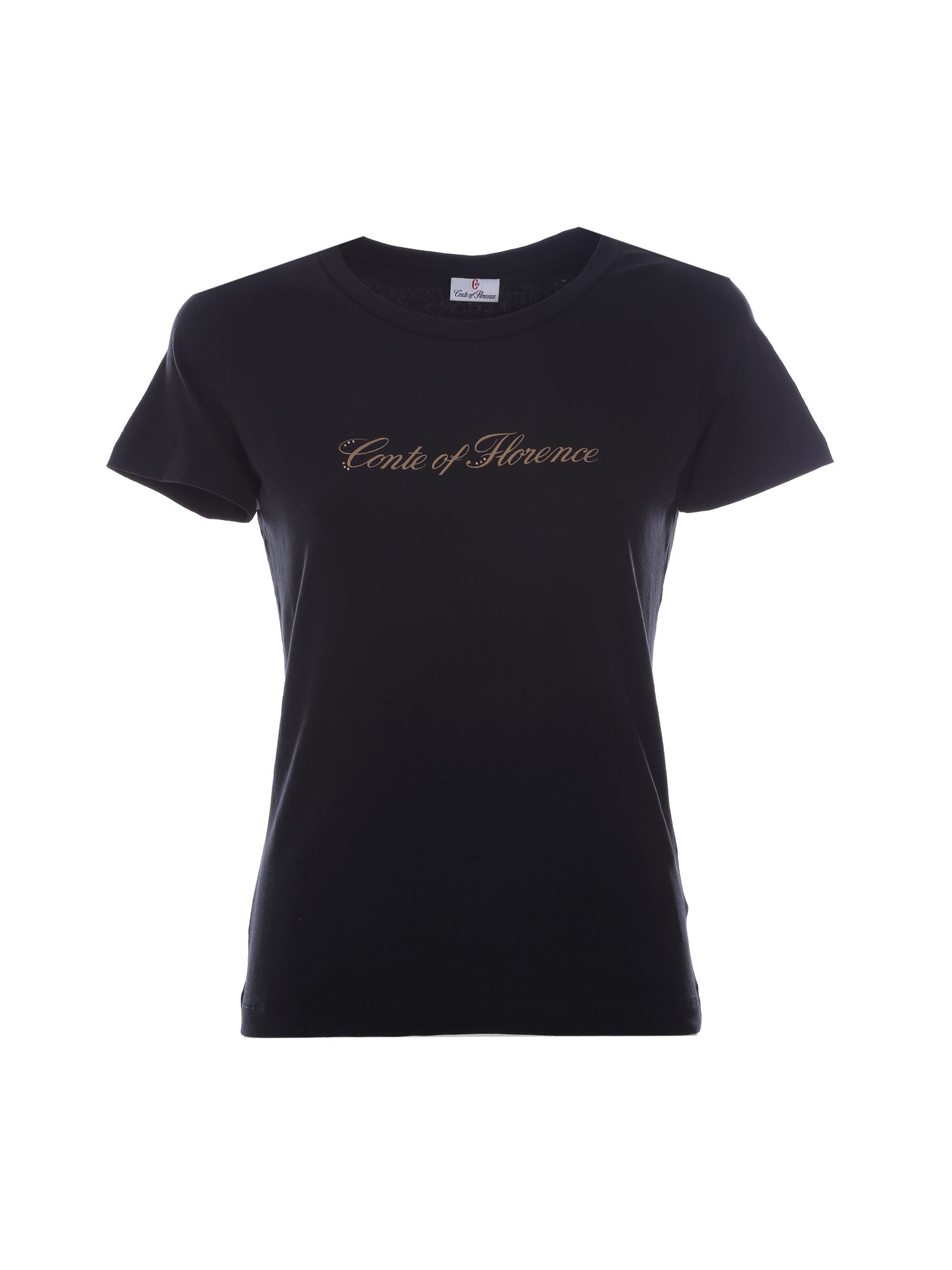 T-shirt Nero Conte Of Florence