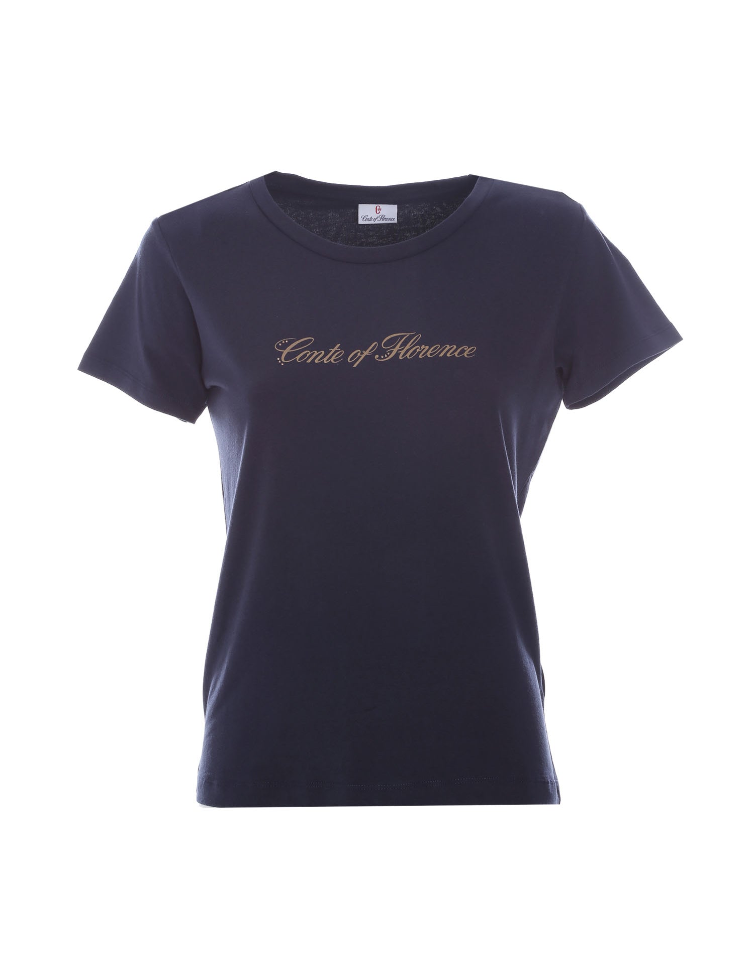 T-shirt Blu Conte Of Florence