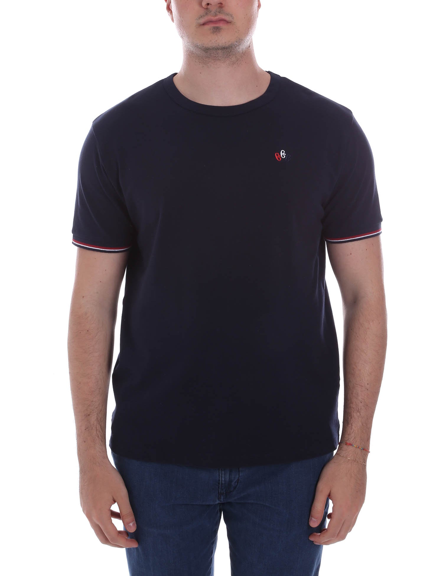 T-shirt Blu Conte Of Florence