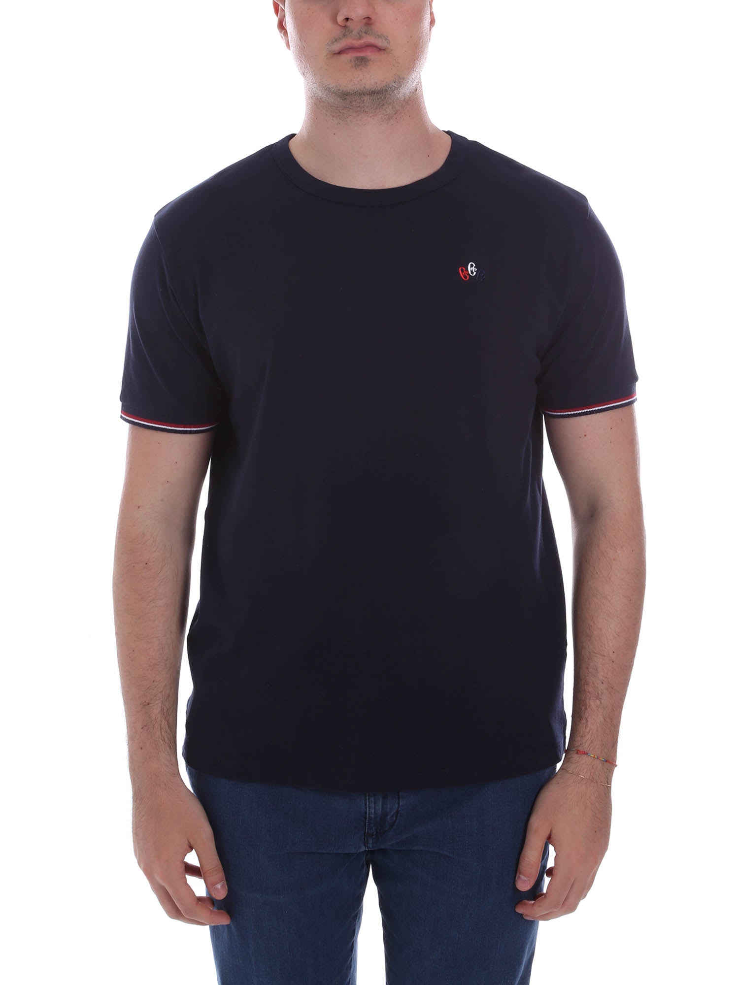 T-shirt Blu Conte Of Florence