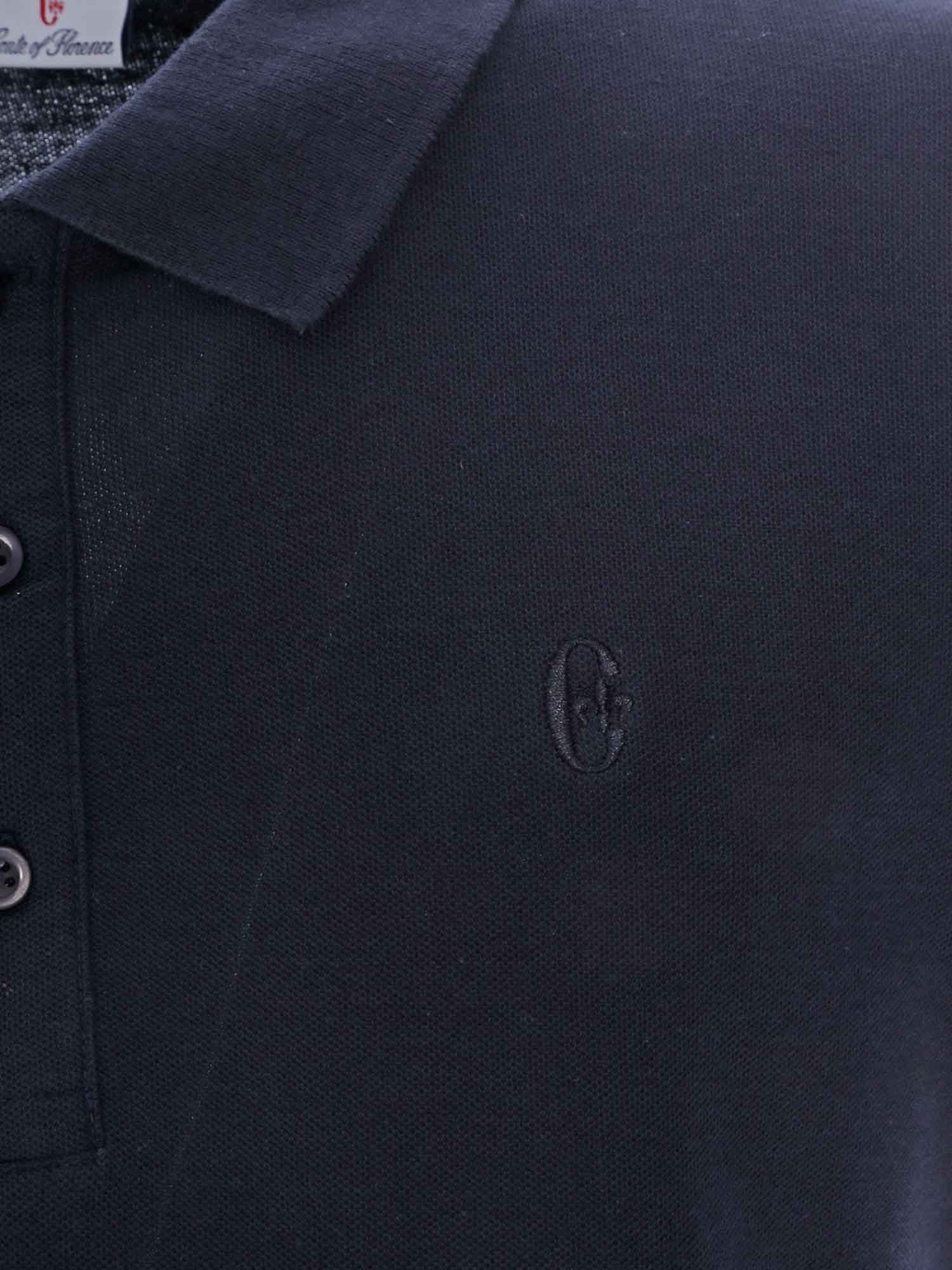 Polo Blu Scuro Conte Of Florence