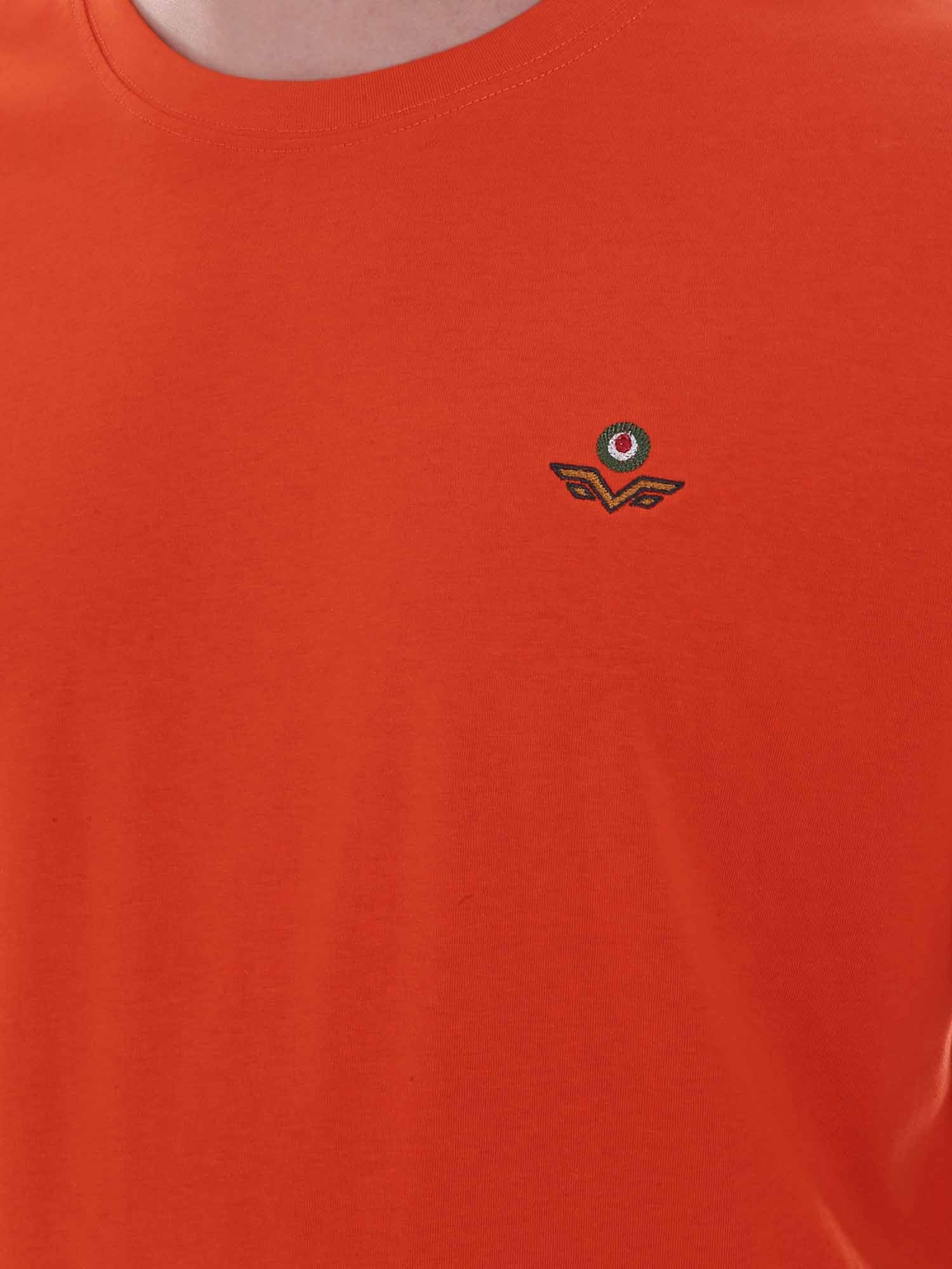 T-shirt Arancio Armata Di Mare