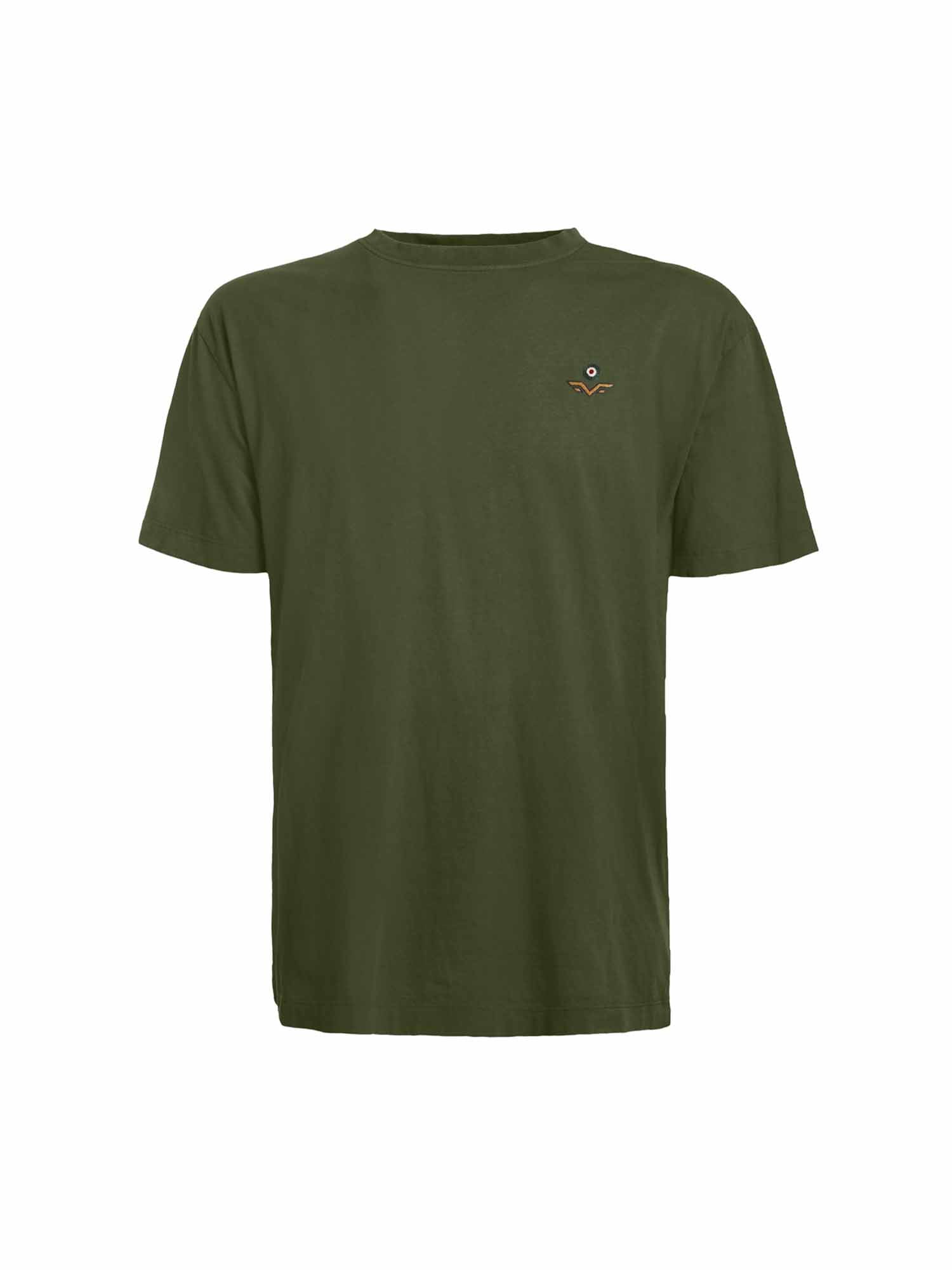 T-shirt Verde Armata Di Mare