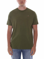 T-shirt Verde Armata Di Mare