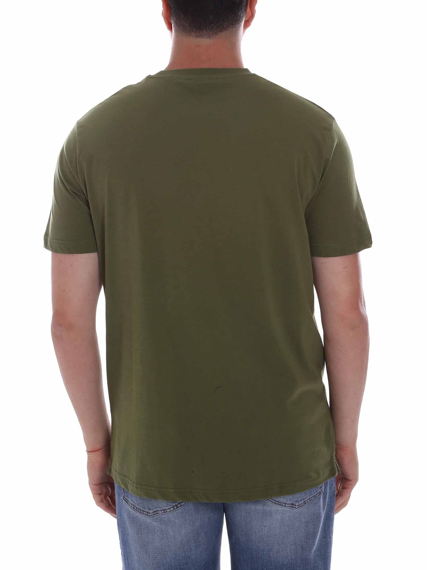 T-shirt Verde Armata Di Mare