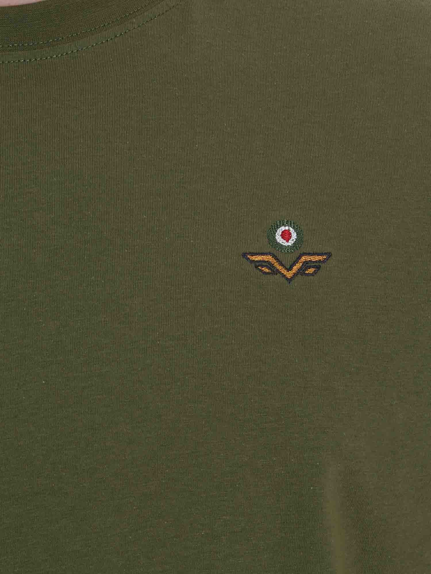 T-shirt Verde Armata Di Mare