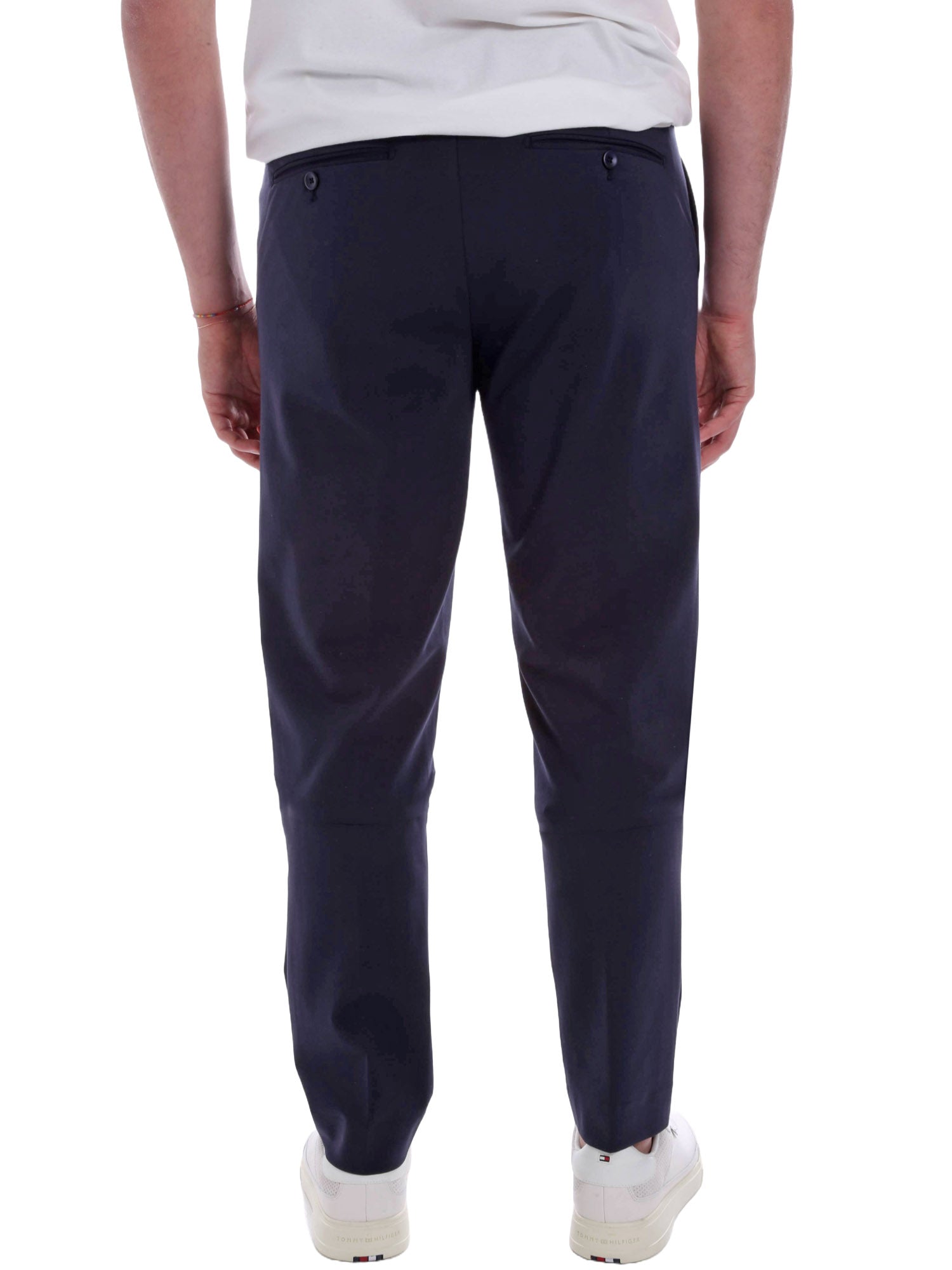 Pantaloni Blu Borgoni Milano