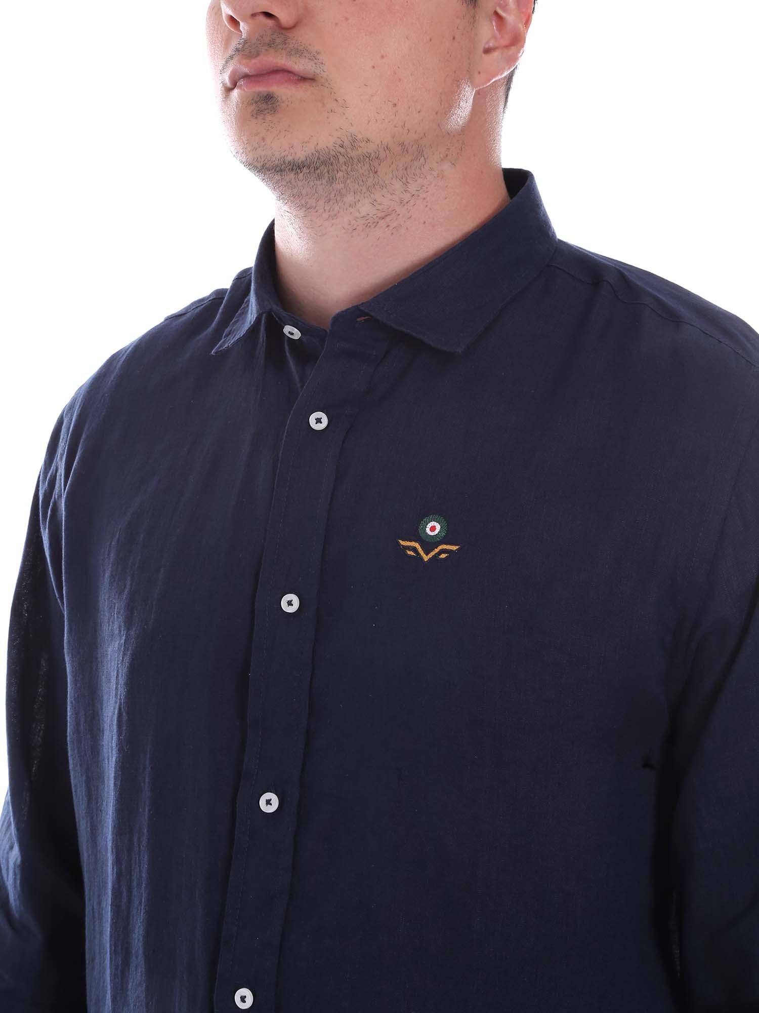 Camicie Blu Scuro Armata Di Mare