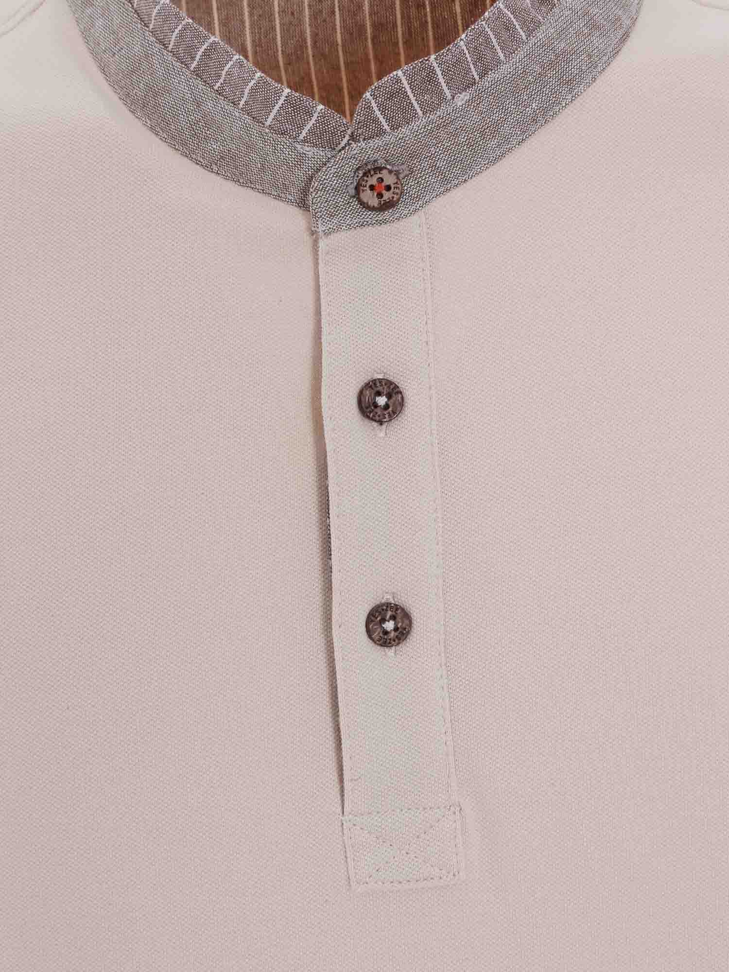 T-shirt Beige Chiaro Yes-zee