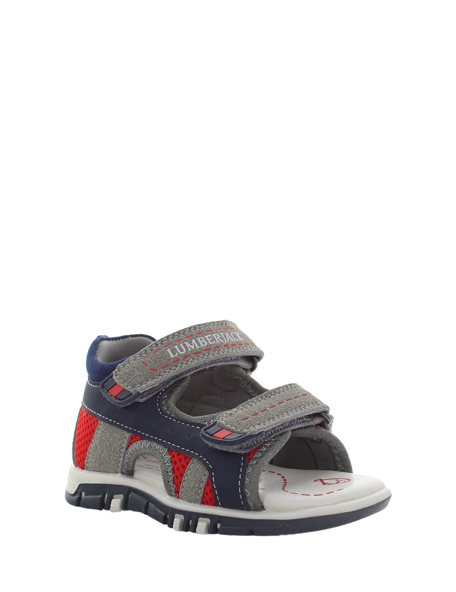 Sandali con strappi Grigio Lumberjack