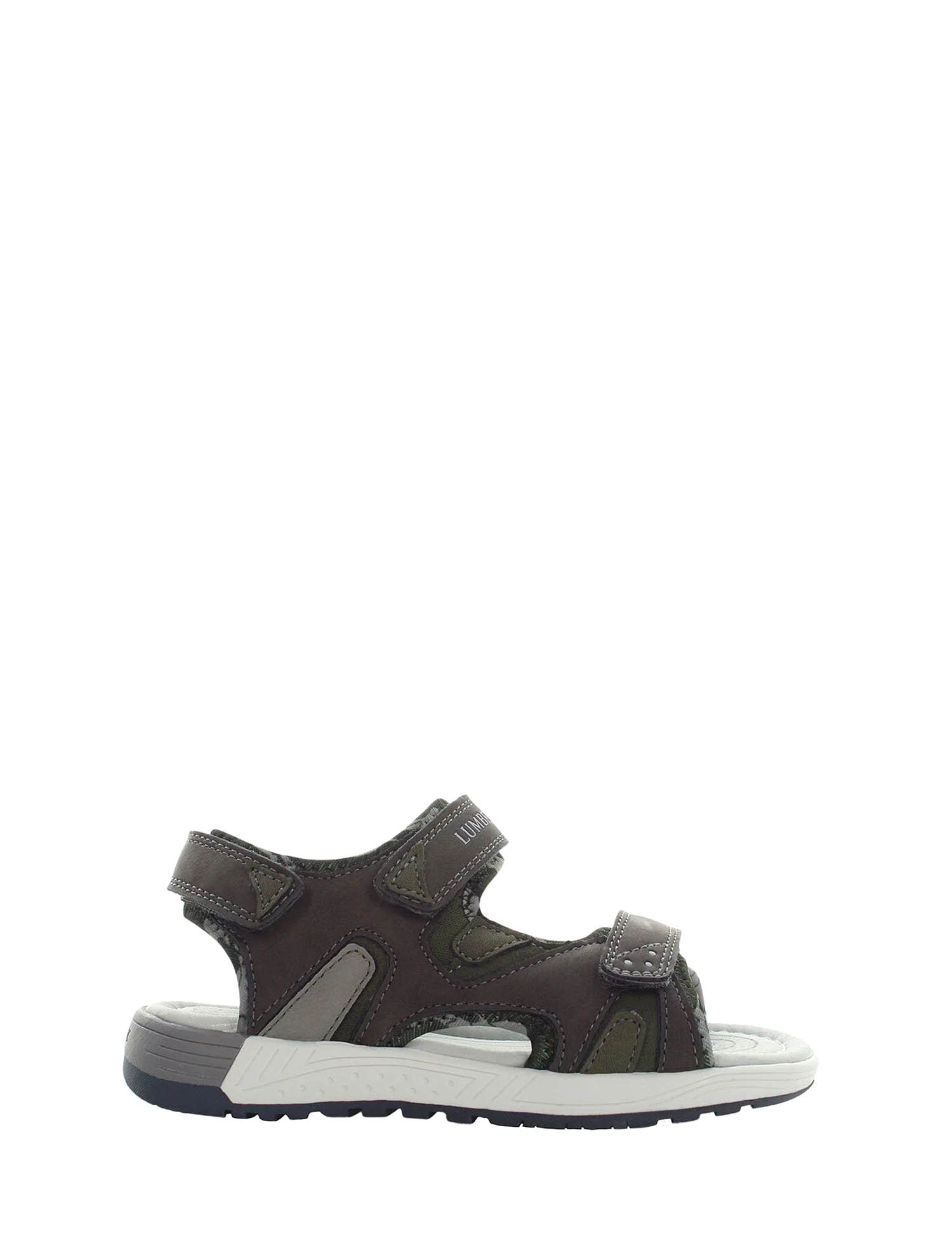 Sandali con strappi Verde Lumberjack