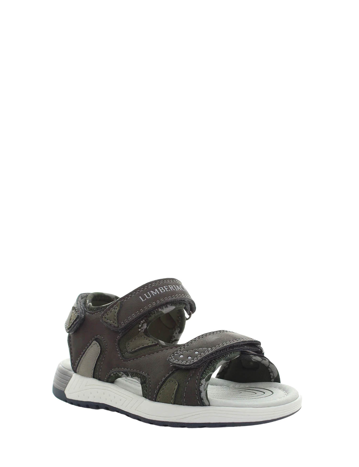 Sandali con strappi Verde Lumberjack