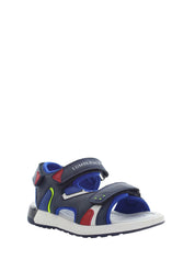 Sandali con strappi Blu Lumberjack