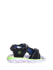 Sandali con strappi Nero Lumberjack