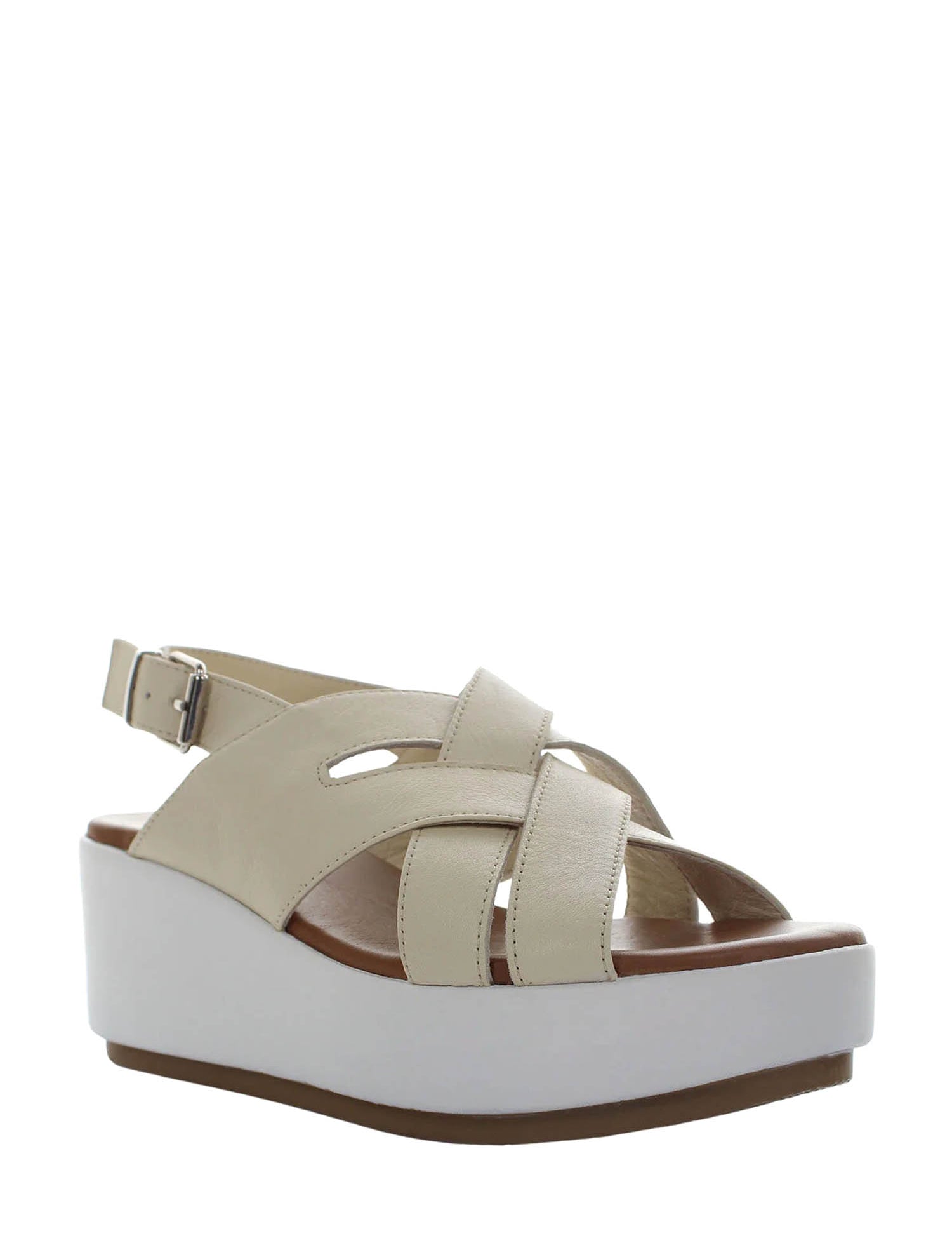 Sandali zeppa Bianco Lumberjack