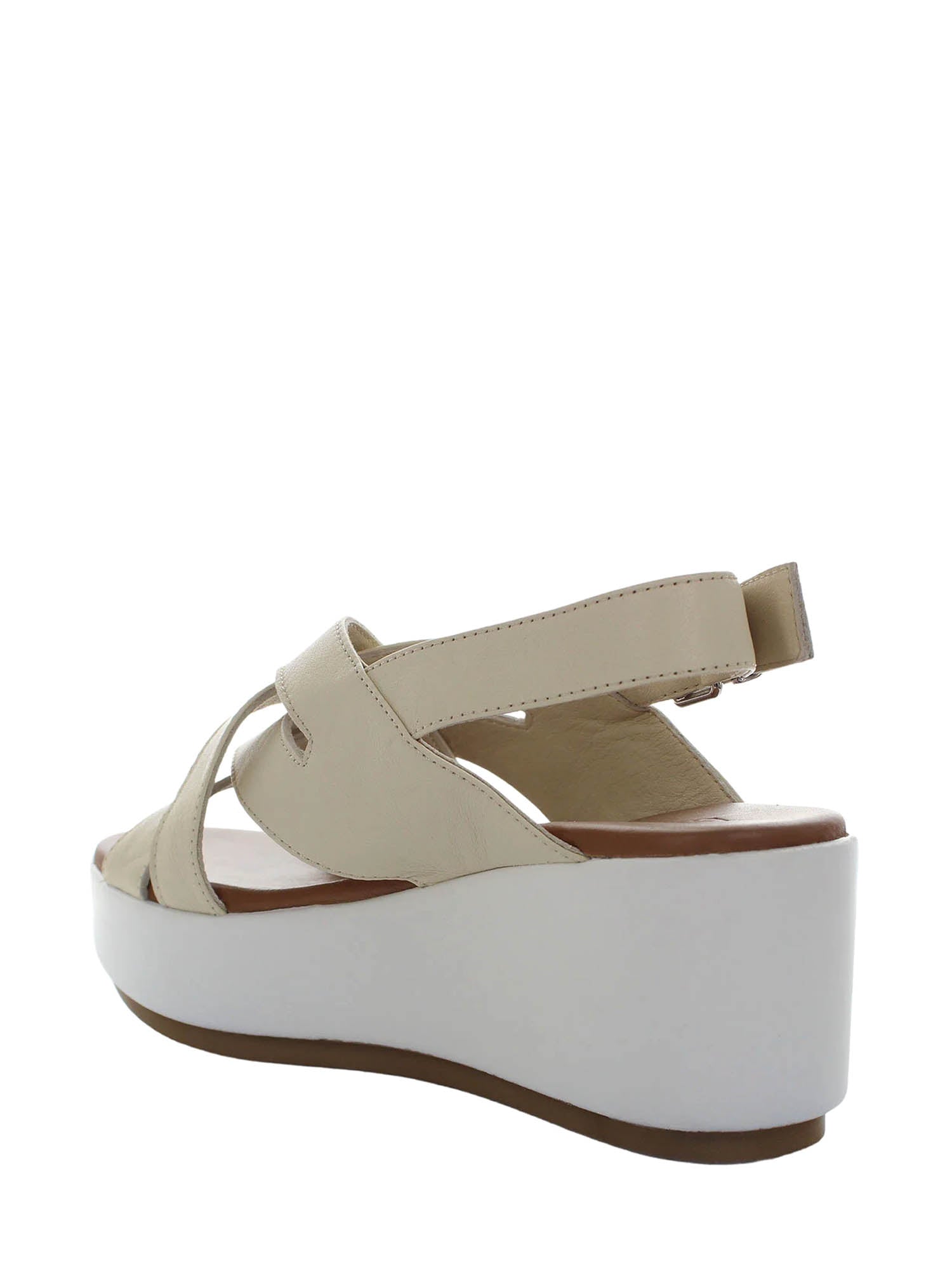 Sandali zeppa Bianco Lumberjack