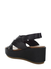 Sandali zeppa Nero Lumberjack