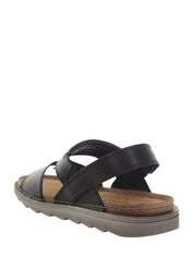 Sandali con strappi Nero Lumberjack