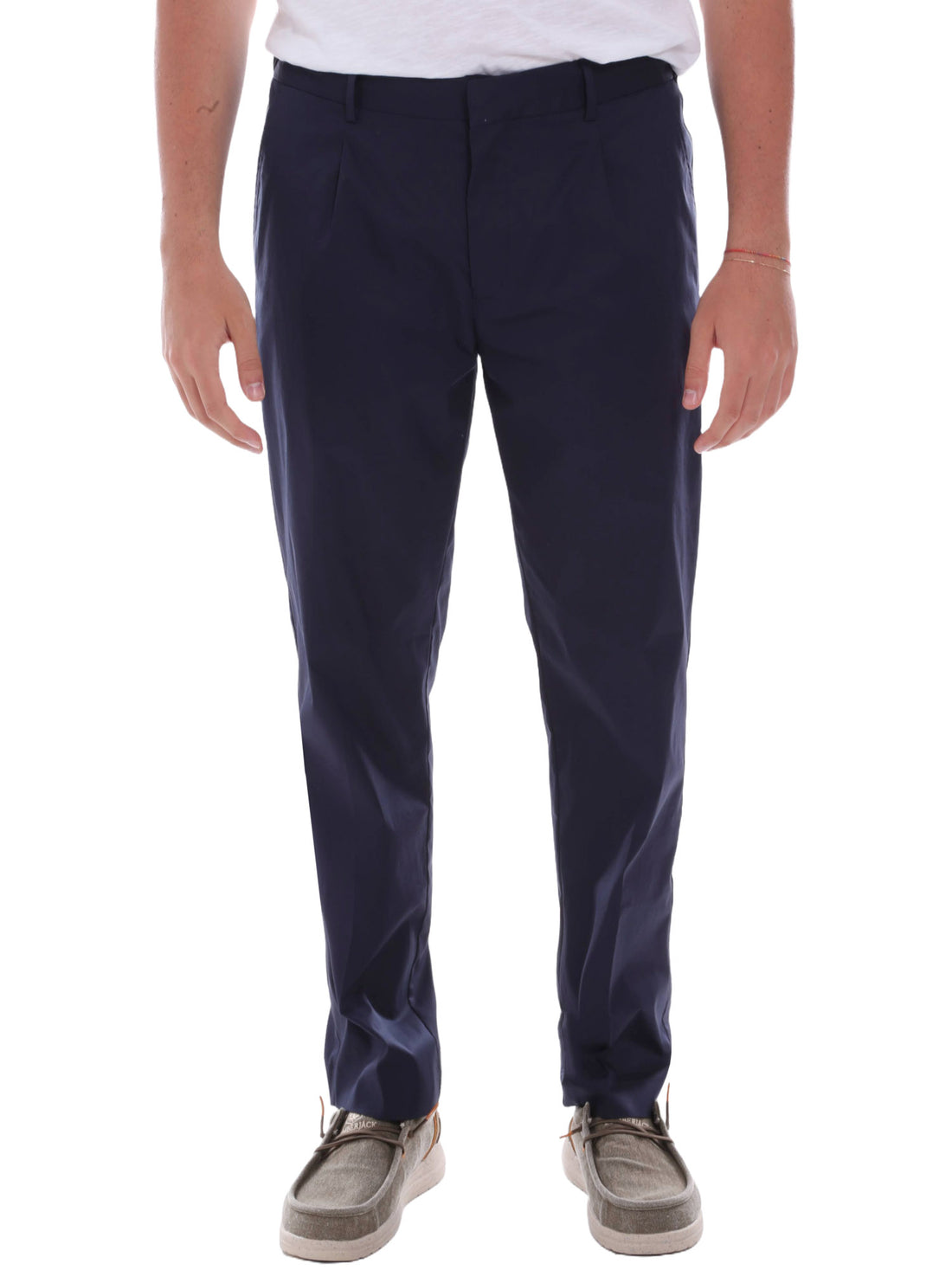 Pantaloni Blu Borgoni Milano