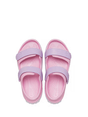 Sandali con strappi Rosa Crocs