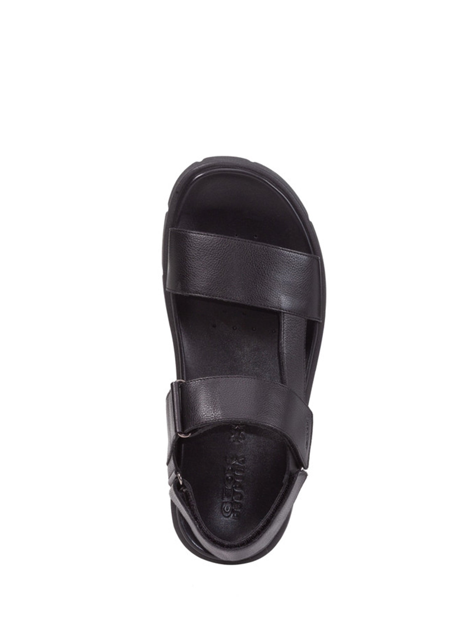 Sandali con strappi Nero Geox