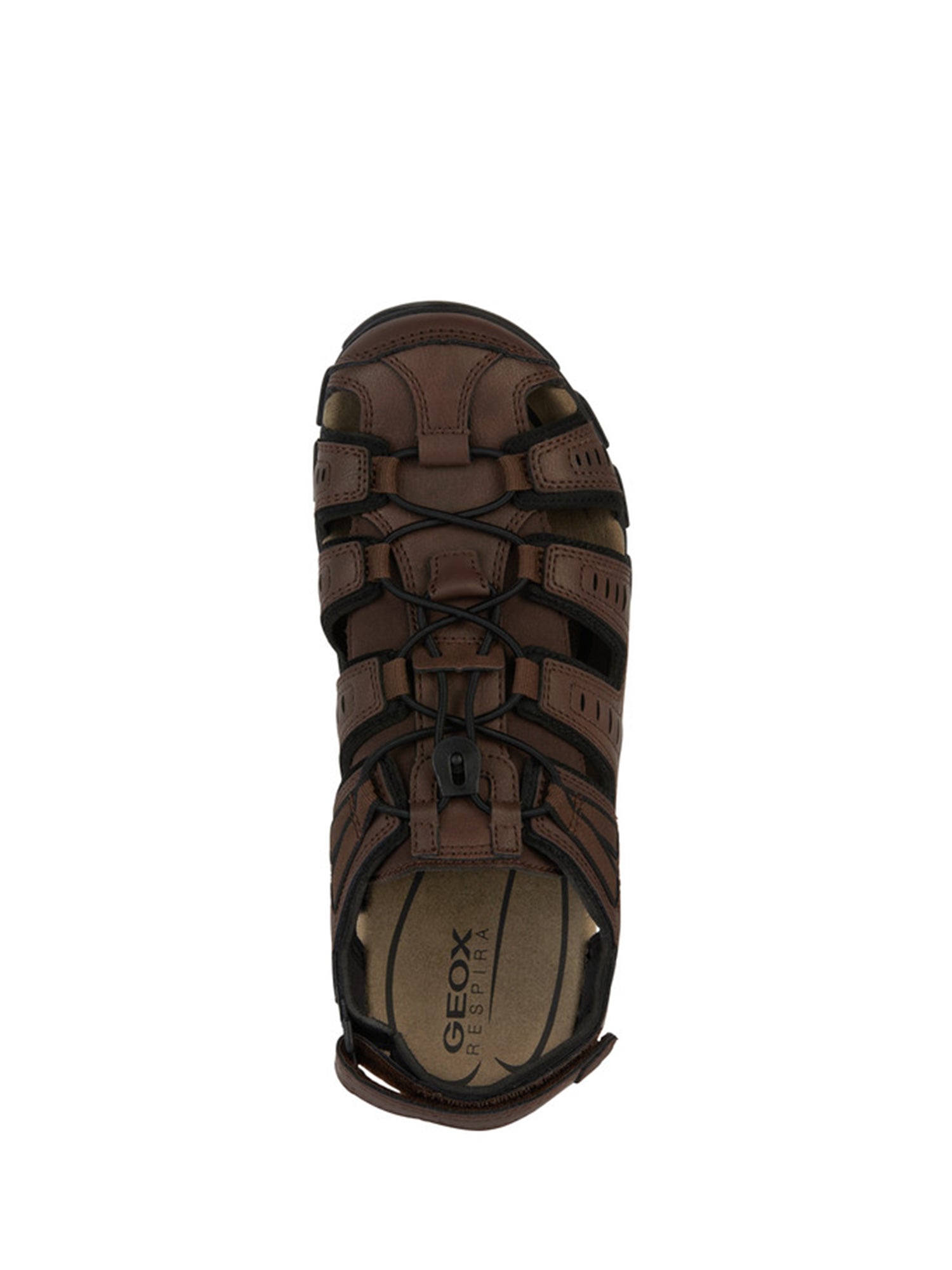 Sandali con strappi Marrone Geox