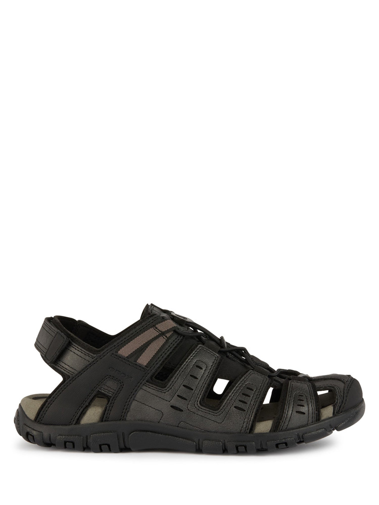 Sandali con strappi Nero Geox