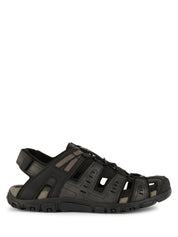 Sandali con strappi Nero Geox