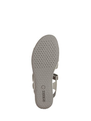 Sandali con strappi Grigio Geox