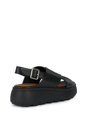 Sandali zeppa Nero Geox