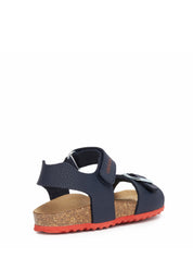 Sandali con strappi Blu Geox