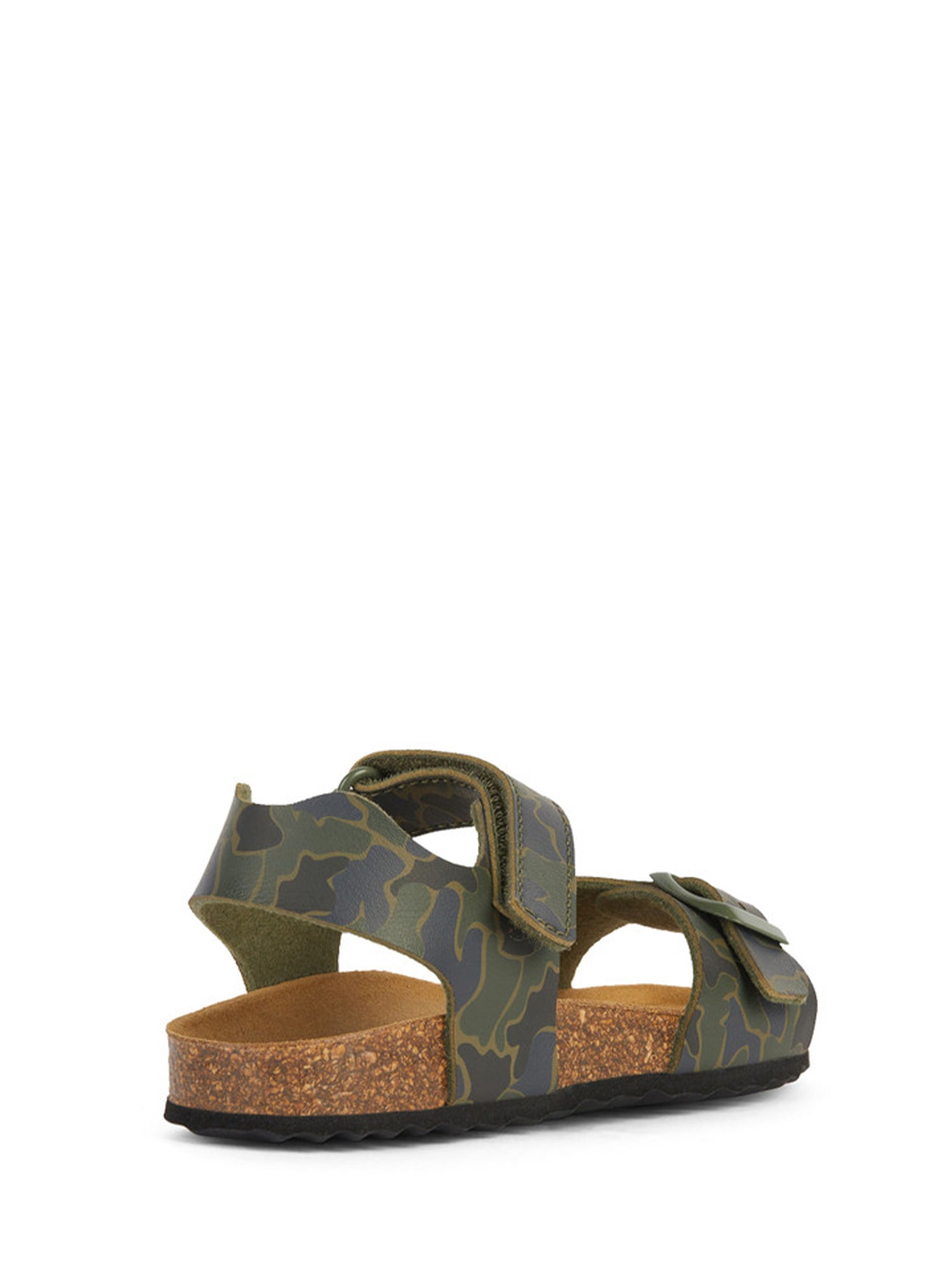 Sandali con strappi Verde Geox