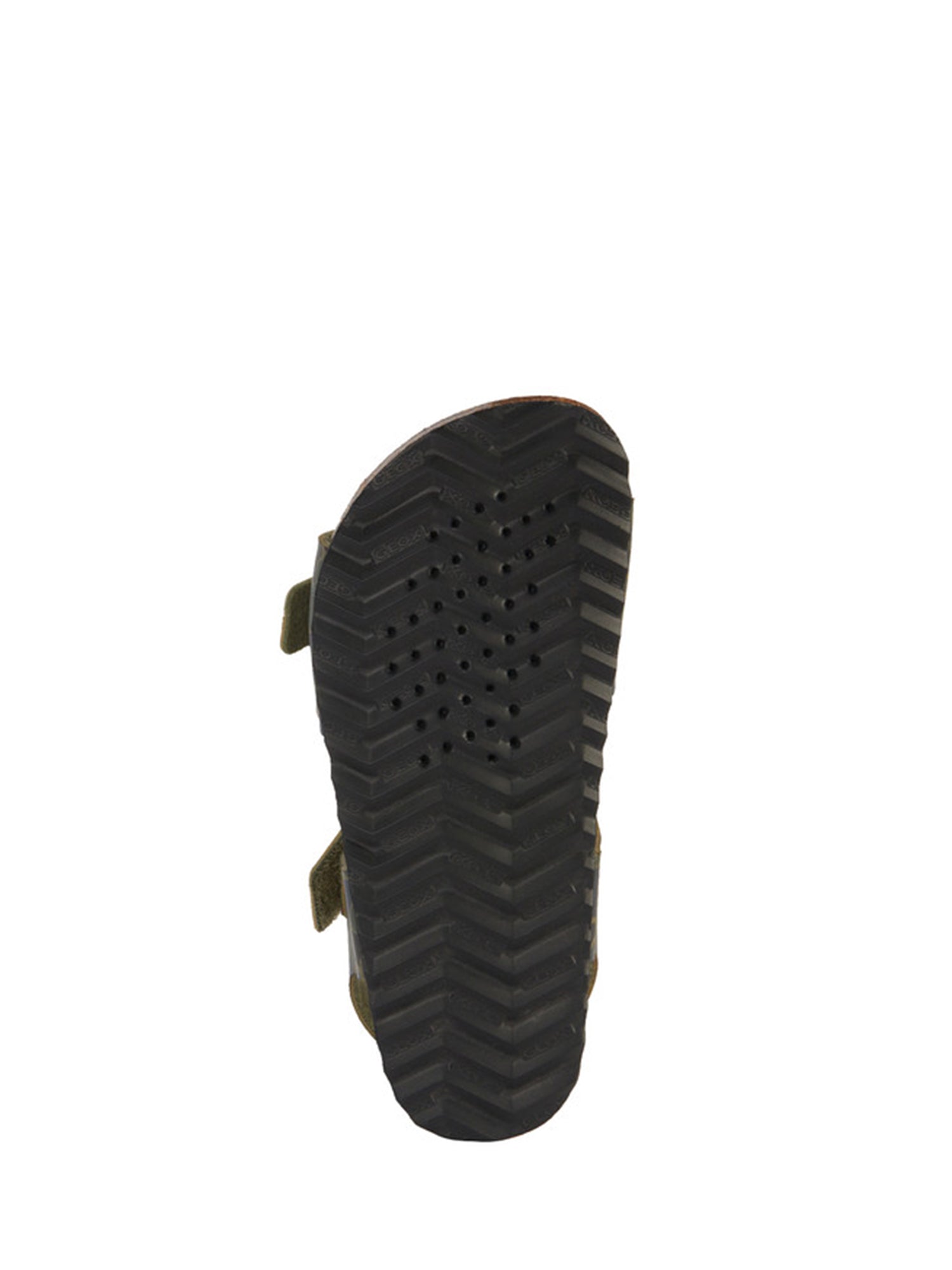 Sandali con strappi Verde Geox