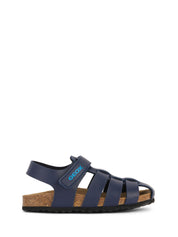 Sandali con strappi Blu Geox