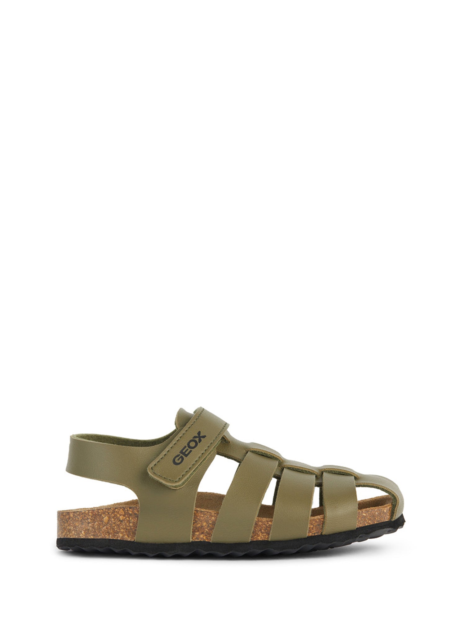 Sandali con strappi Verde Geox