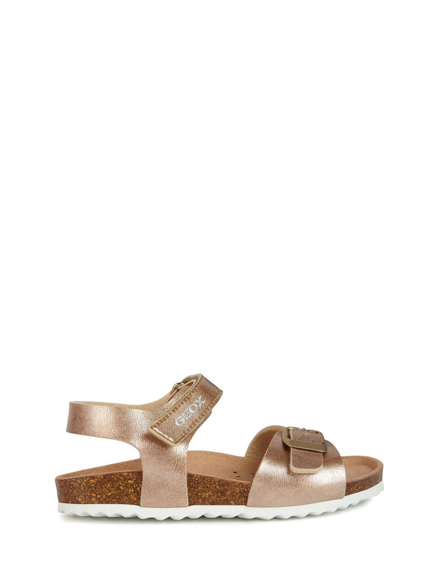 Sandali con strappi Oro Geox