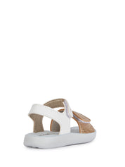 Sandali con strappi Bianco Geox